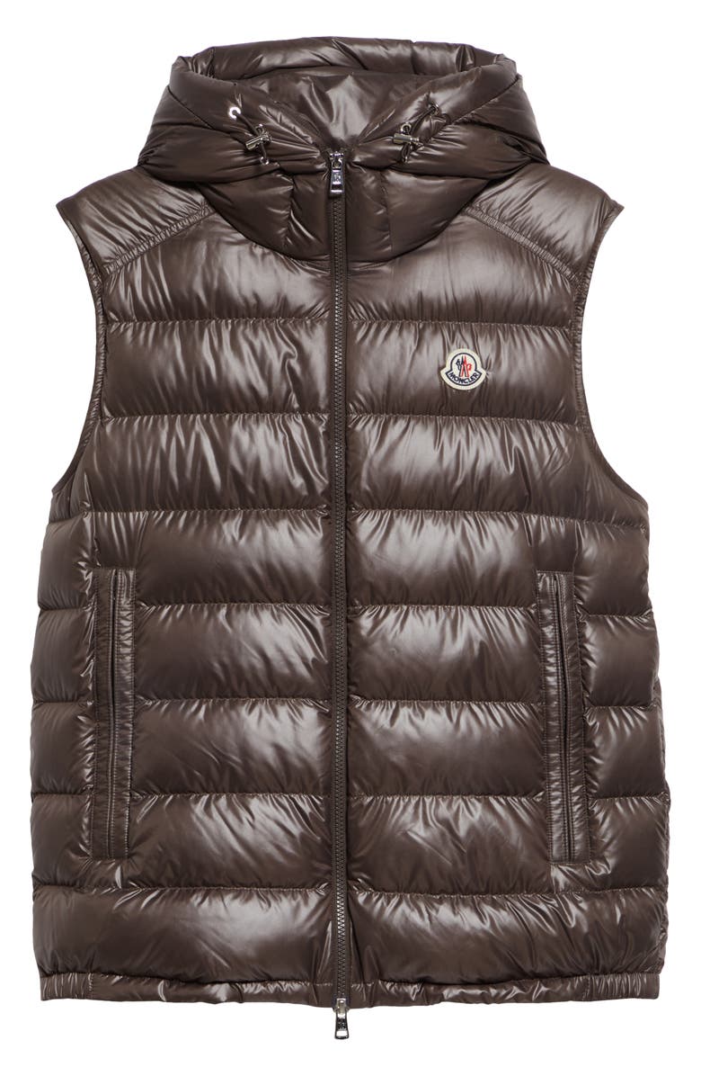 Moncler Barant Hooded Down Vest, Alternate, color, 