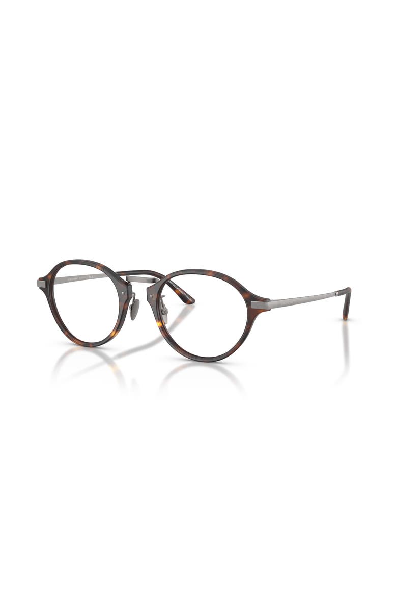 Giorgio Armani 50mm Phantos optical glasses, Main, color, Tortoise