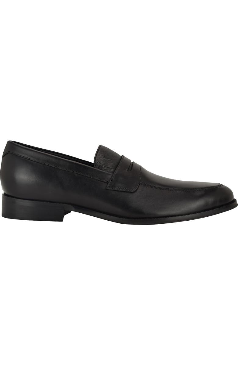Calvin Klein Rinver Penny Loafer, Alternate, color, Black/ Black/ Black