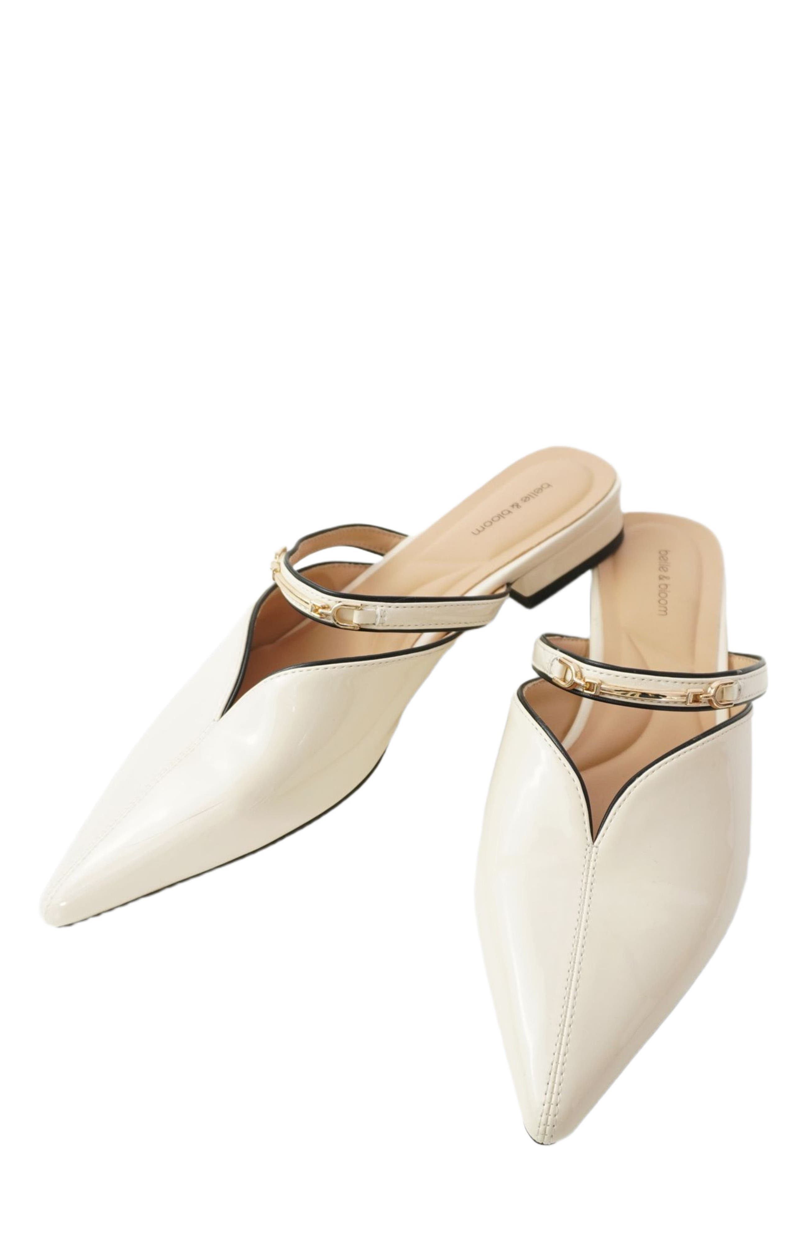 Belle & Bloom Magic Hour Ballet Slide, Alternate, color, White