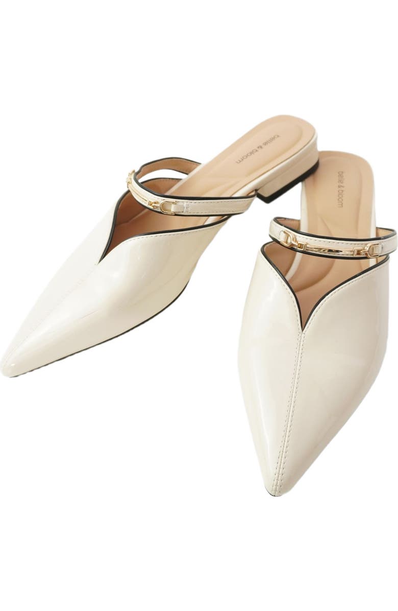 Belle & Bloom Magic Hour Ballet Slide, Alternate, color, White