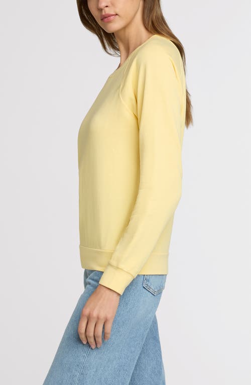 The Standard Stitch The Raglan Sweatshirt In White