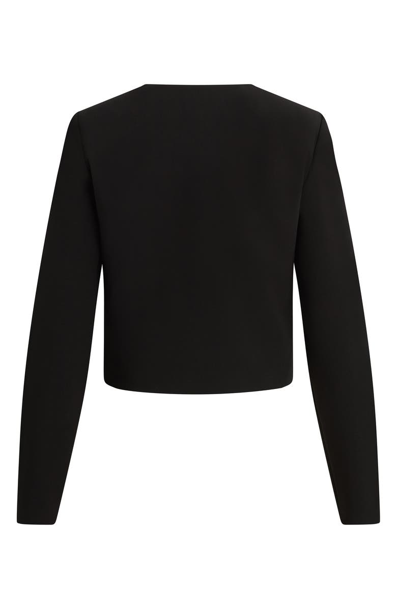 Favorite Daughter The Laura Crop Jacket, Alternate, color, Black