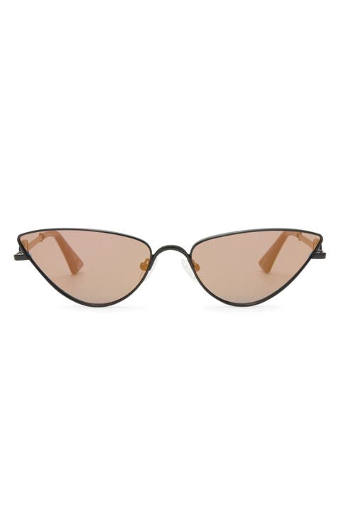 The Soiree 60mm Mirrored Cat Eye Sunglasses