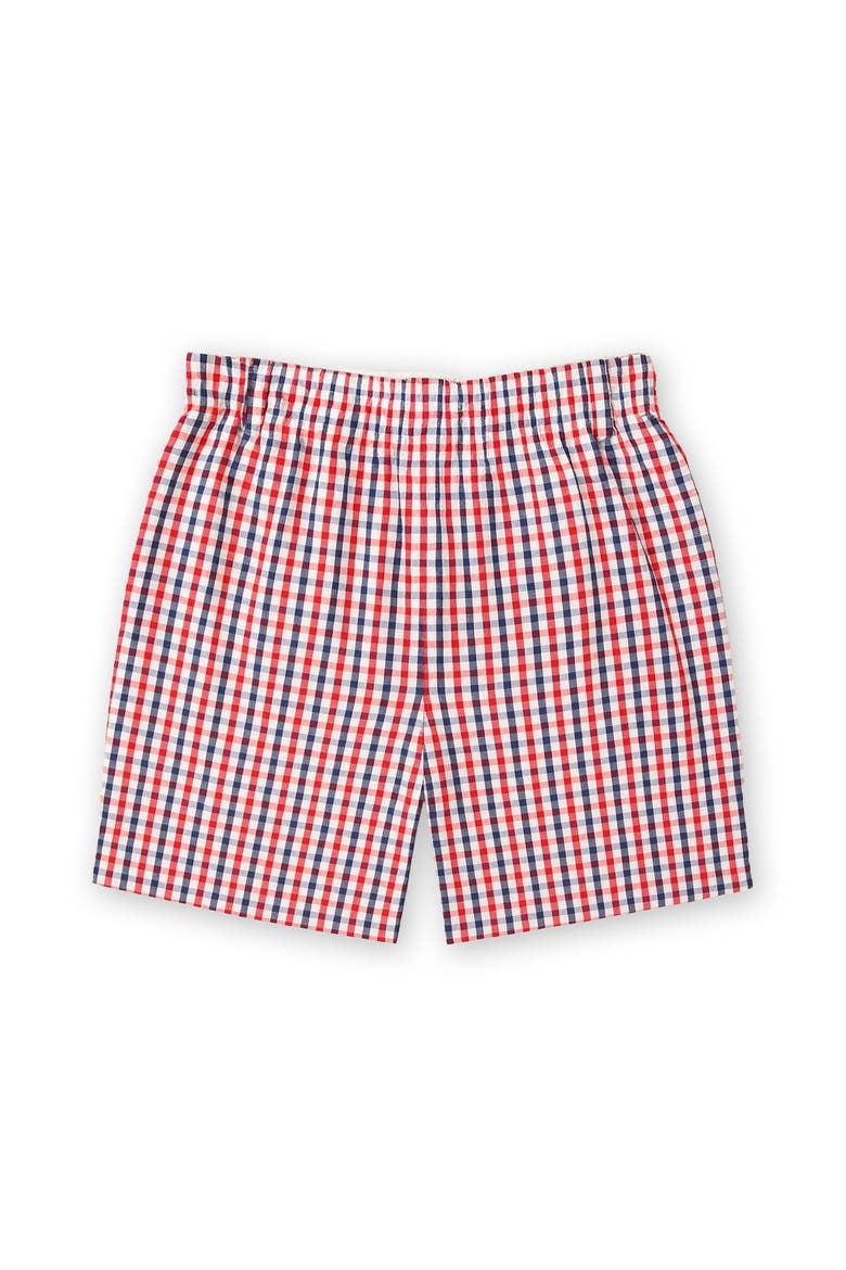 Plaid Seersucker Short, Alternate, color, Nvy/White/Red