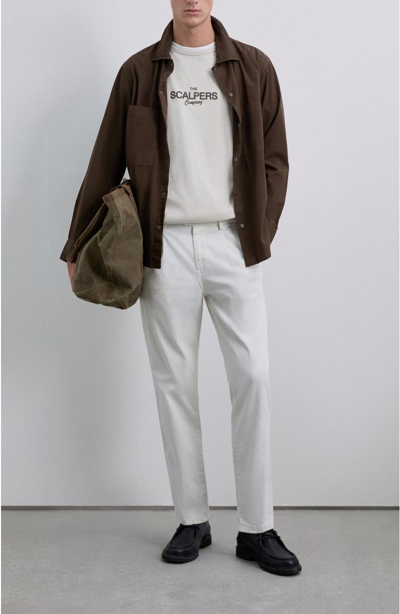 Scalpers Brand Tee, Alternate, color, Lightgrey