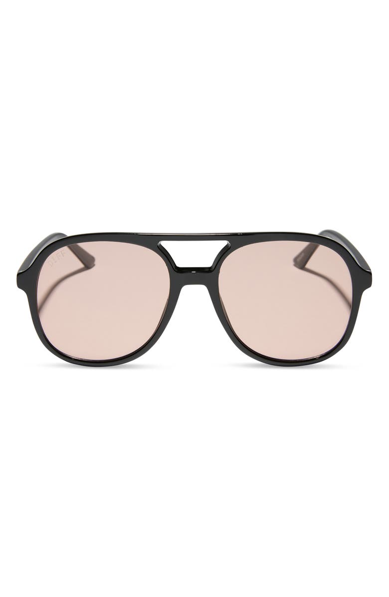 DIFF Tegan 55mm Aviator Sunglasses, Main, color, 