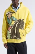 JW Anderson Cowboy Graphic Zip Hoodie