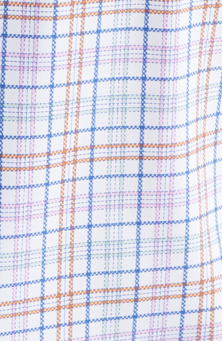 Johnston & Murphy XC Motion Performance Knit Button-Up Shirt, Alternate, color, Multi Plaid