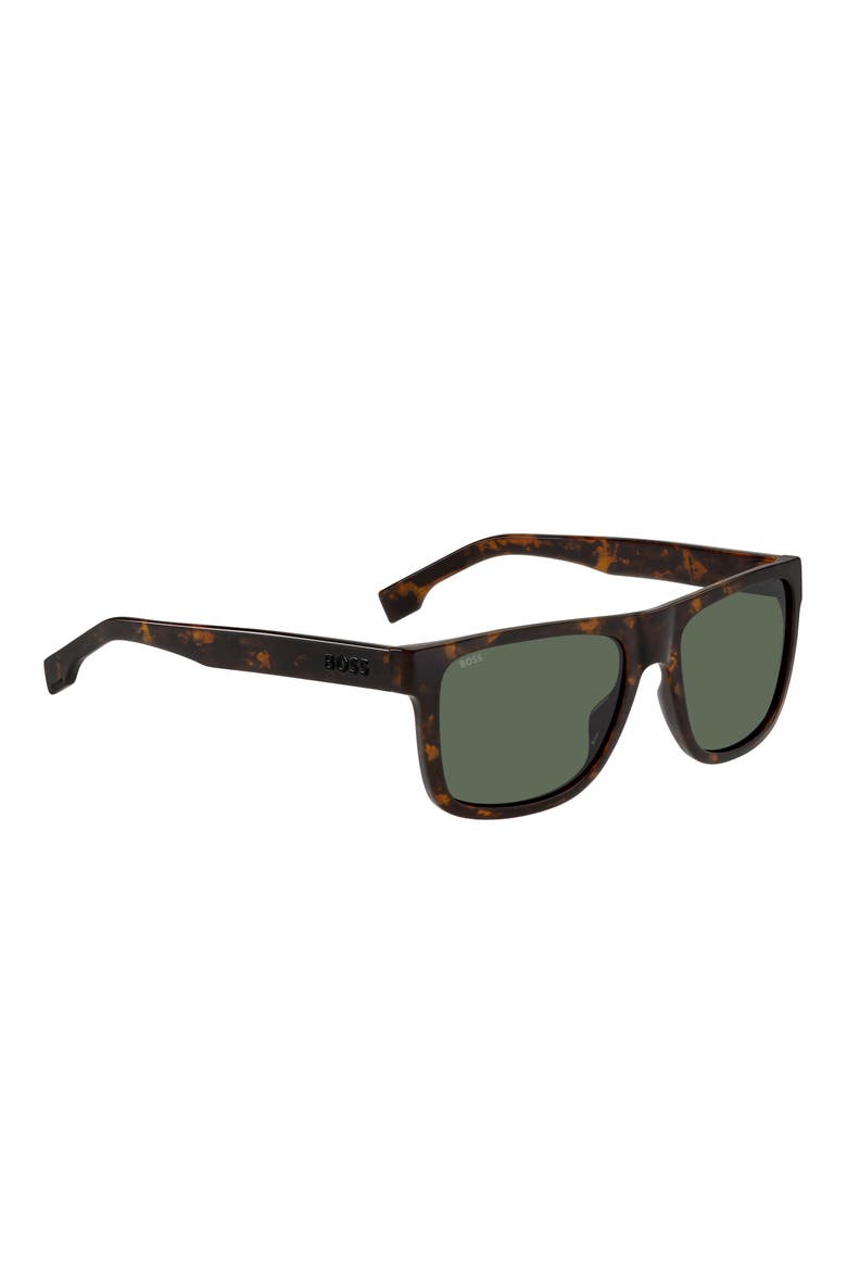 55mm Rectangular Sunglasses, Alternate, color, HAVANA
