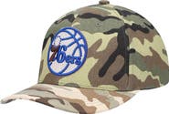 Mitchell & Ness Men's Mitchell & Ness Camo Philadelphia 76ers Woodland Desert Snapback Hat