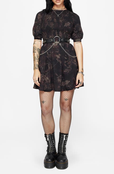 Ashmire Woodland Moth Mini Dress