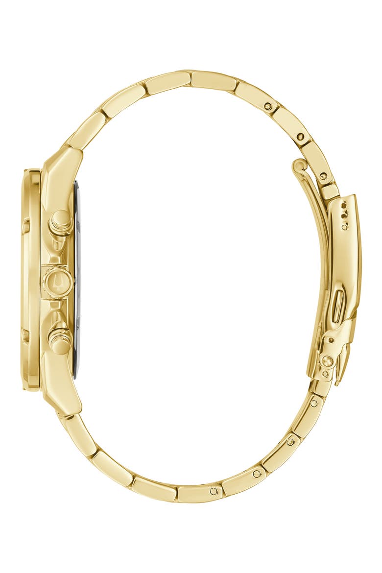 Multifunction Chronograph Quartz Bracelet Watch, 42mm, Alternate, color, GOLD