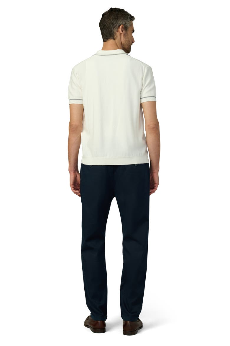Jimmy Banlon Johnny Collar Polo Sweater, Alternate, color, NATURAL