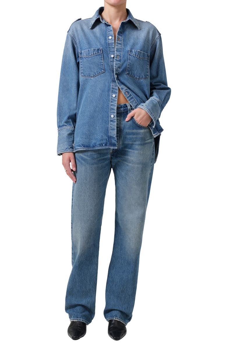 Citizens of Humanity Ari Denim Button-Up Shirt, Alternate, color, 