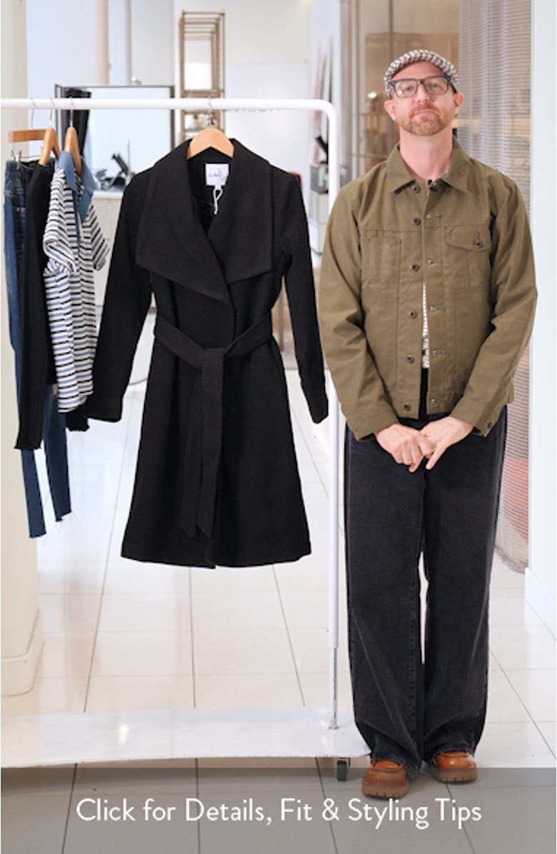 Chevron Pattern Tie Waist Coat, sales video thumbnail