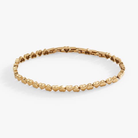 Heart Tennis Bracelet