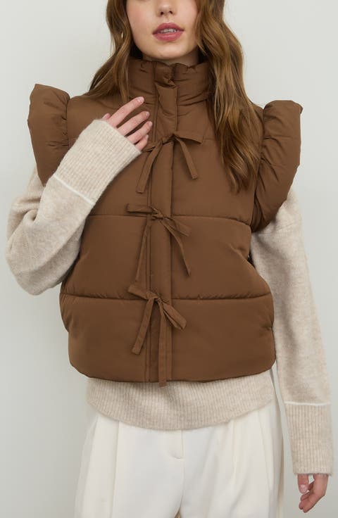 Bow Puffer Vest