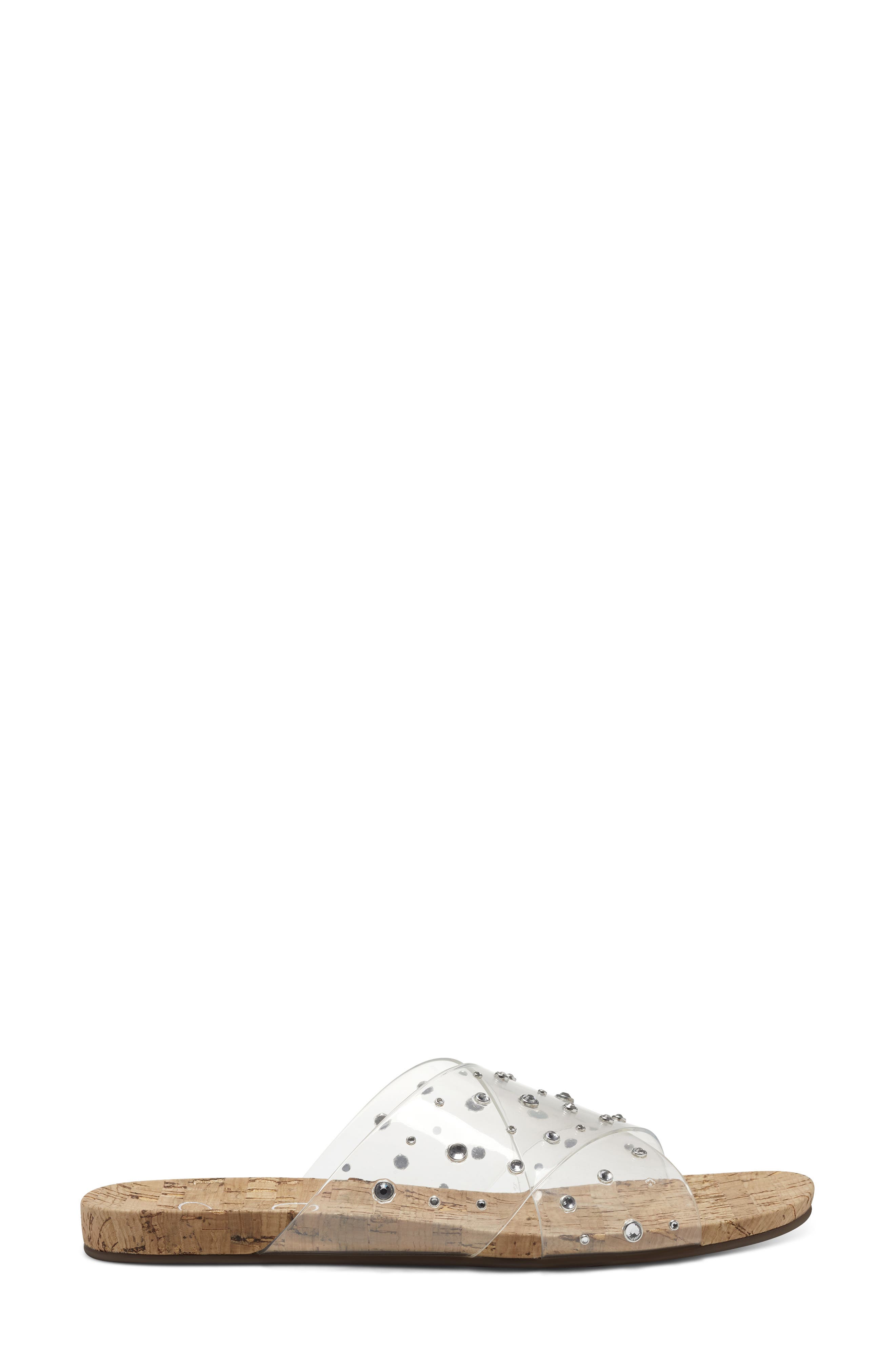 Tislie Clear Slide Sandal, Alternate, color, CLEAR/ CLEAR