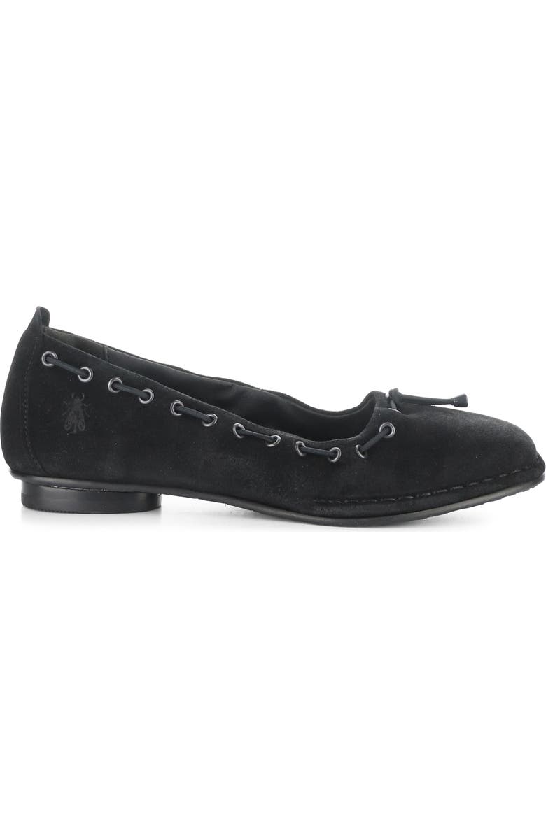 Fly London Bapi Ballet Flat, Alternate, color, Black Velvet