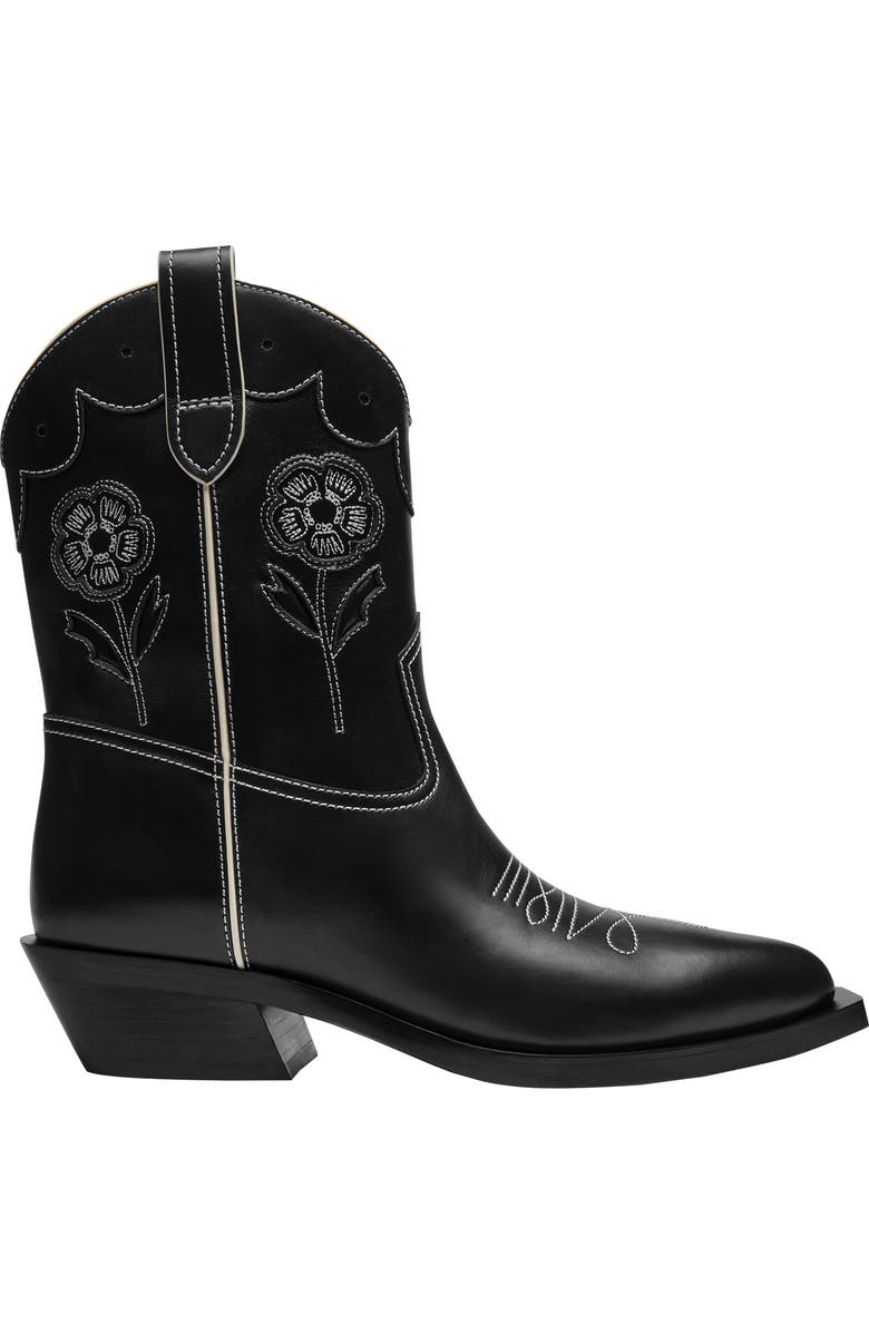 COACH Aria Pointed Toe Western Boot, Alternate, color,