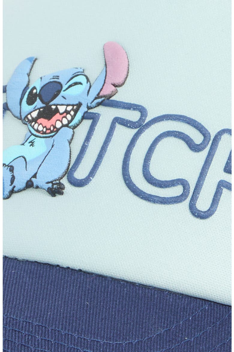 Kids' Disney 'Lilo & Stitch' Trucker Hat, Alternate, color, BLUE