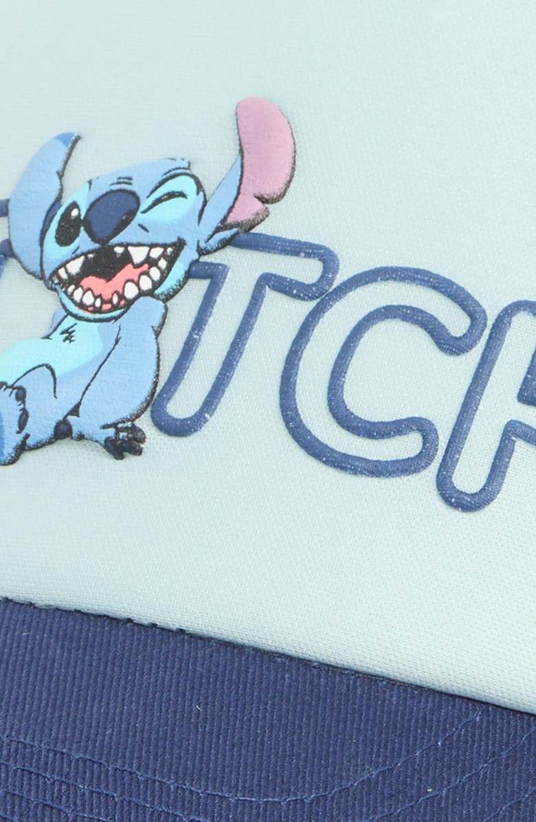 USPA ACCESSORIES Kids' Disney 'Lilo & Stitch' Trucker Hat, Alternate, color, Blue