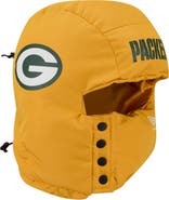 New Era Men's New Era  Gold Green Bay Packers Puffer Balaclava