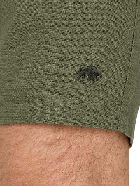 Stretch Waist Linen Short