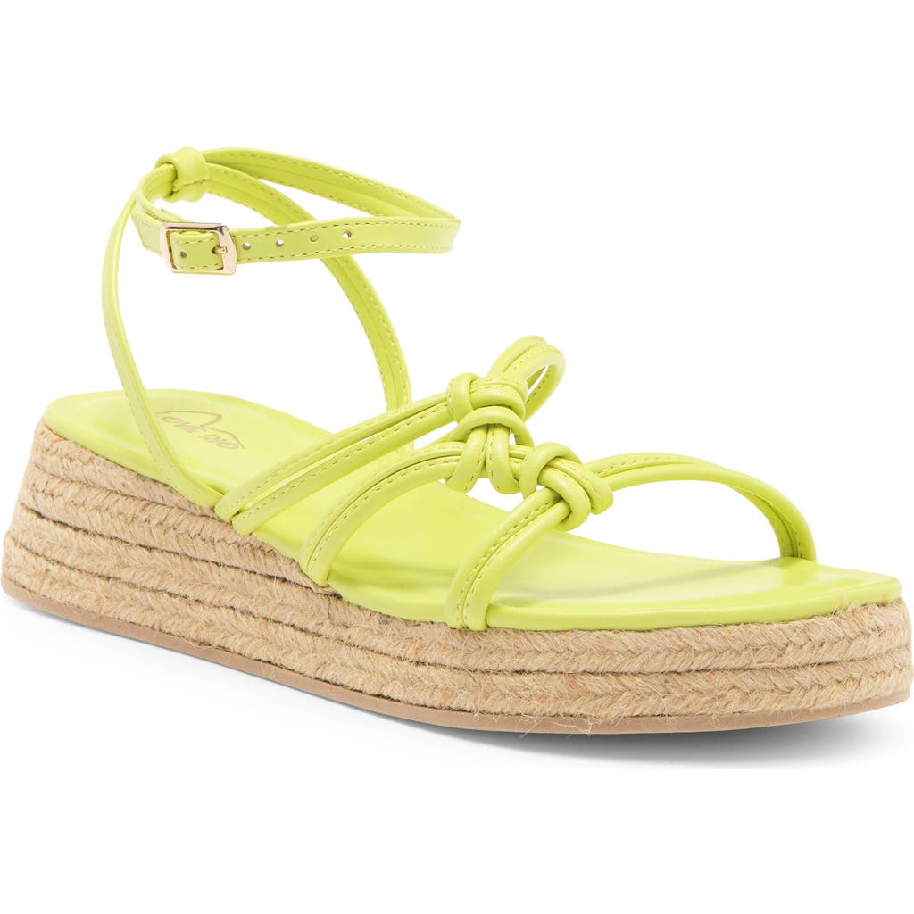 LOVE RIO LOVE RIO ESPADRILLE WEDGE SANDAL