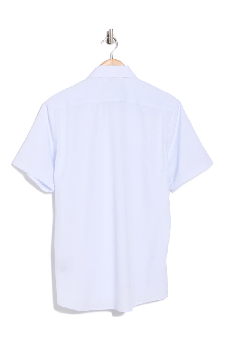 Slim Fit Perfect Stretch Long Sleeve Button Down Shirt, Alternate, color, WHITE