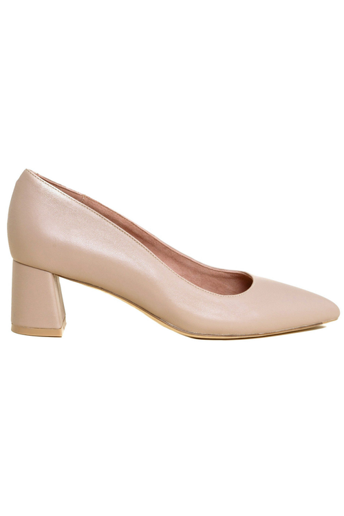 Ally Shoes Lower Block Heel Pump