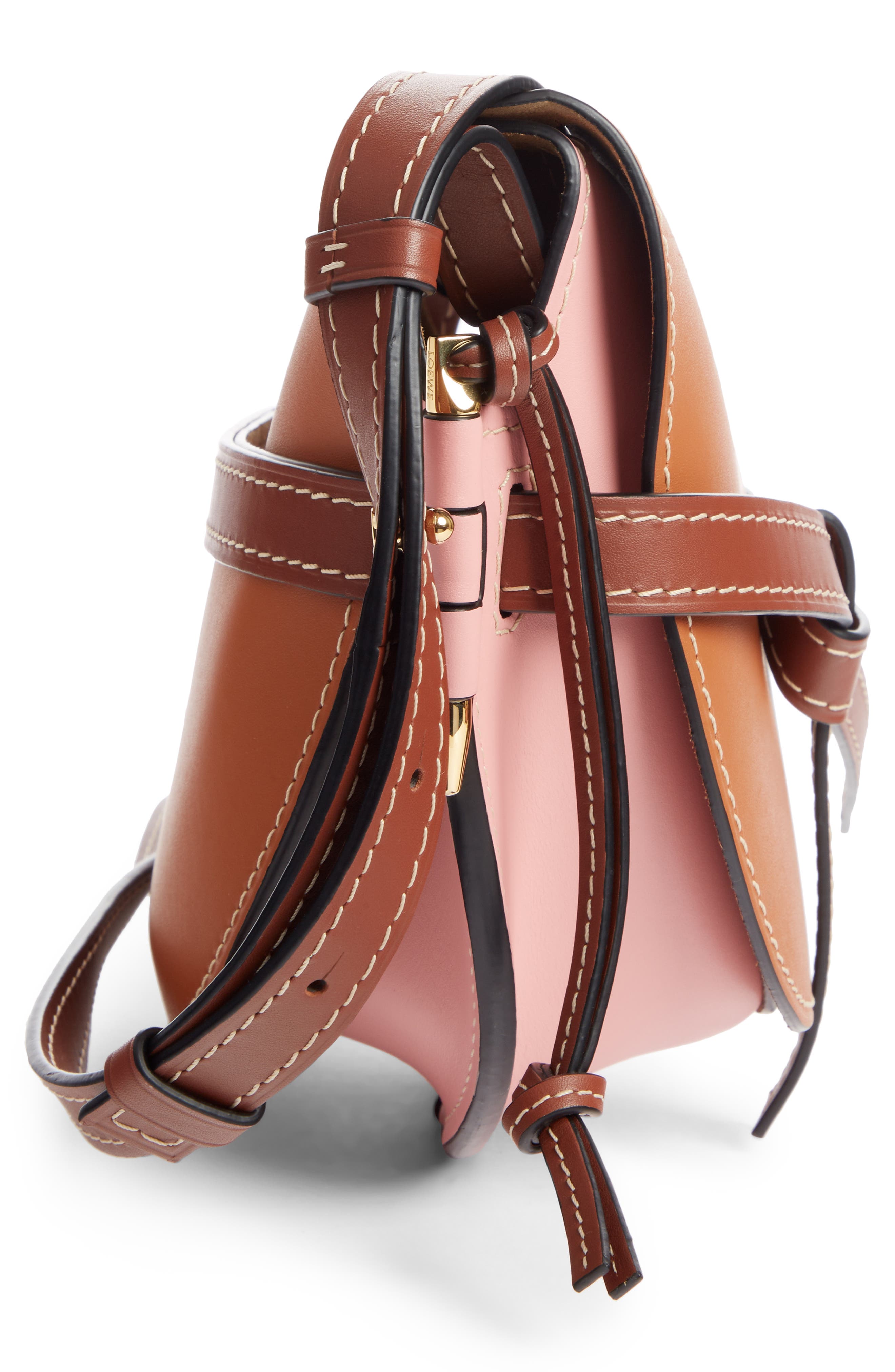 Loewe Gate Small Leather Crossbody Bag, Alternate, color, 
