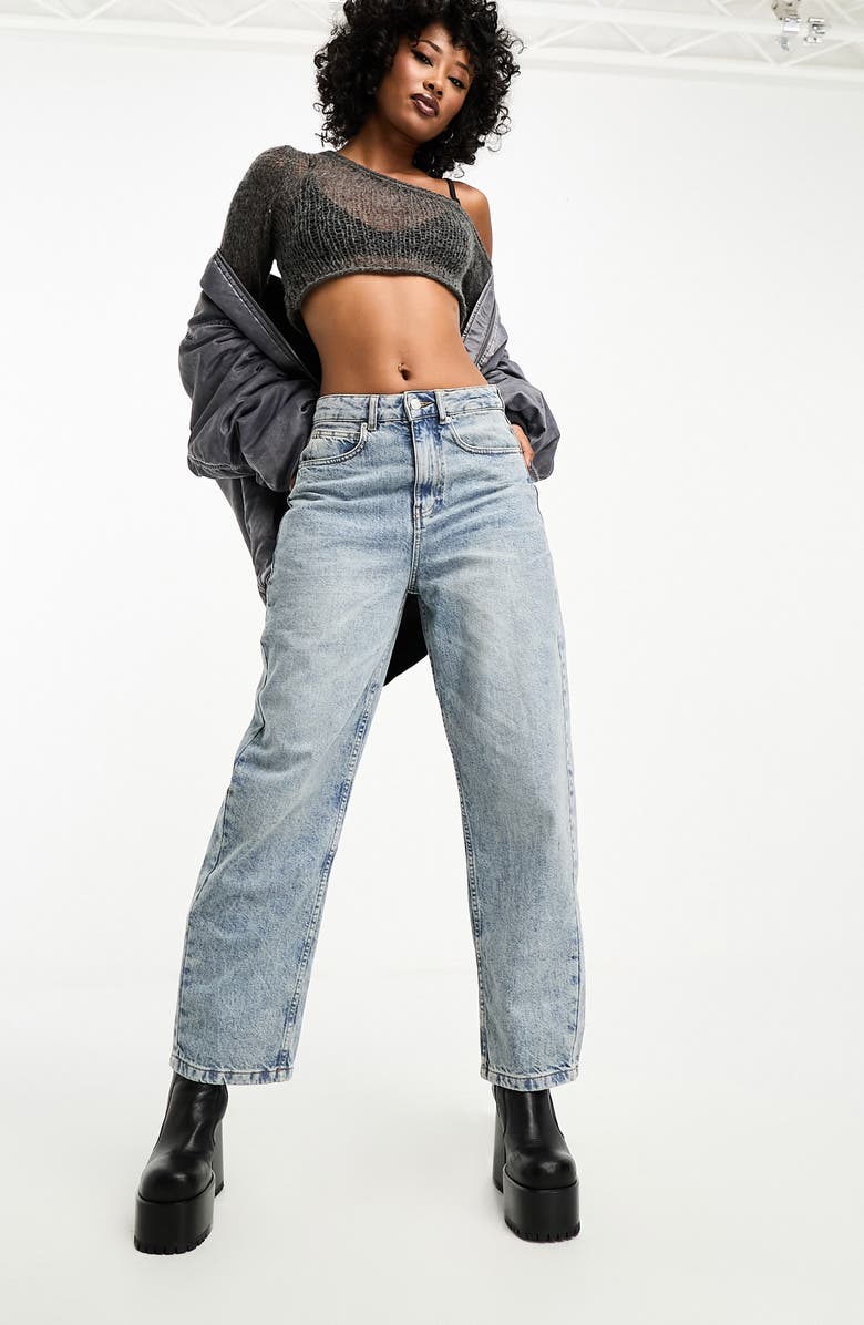 ASOS DESIGN Balloon Jeans, Alternate, color,