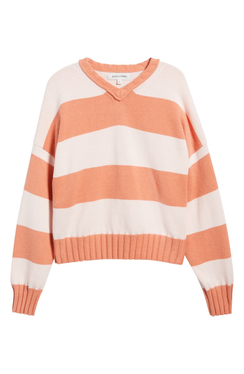 Solid & Striped The Reva Stripe Sweater, Alternate, color, Gelato Stripe