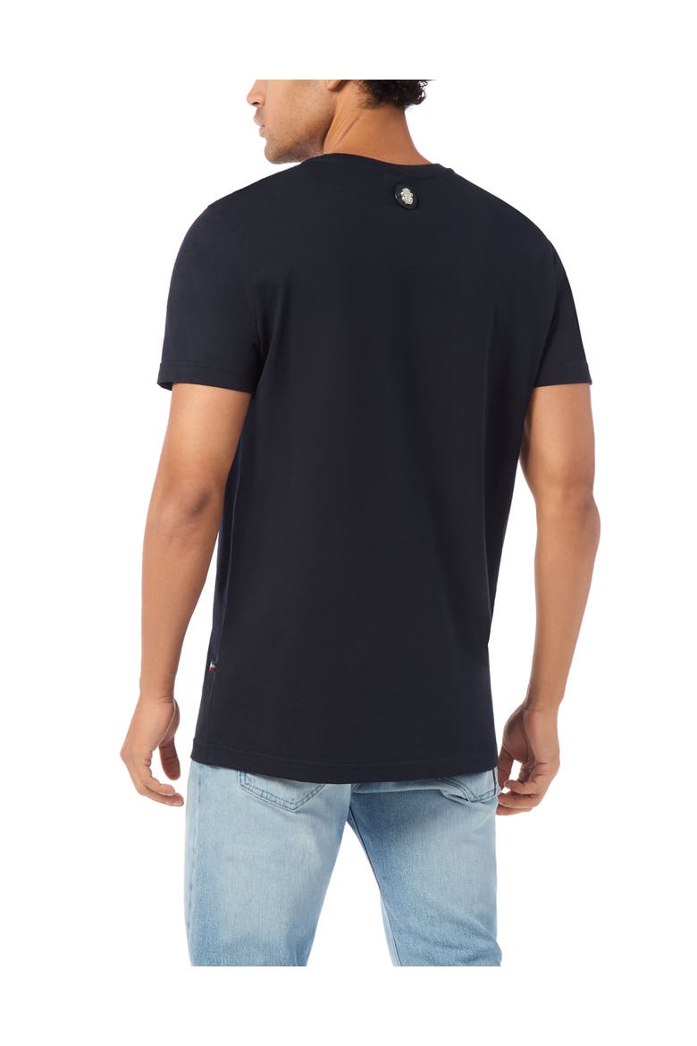 T-Shirt Round Neck Ss Lion Men, Alternate, color, navy