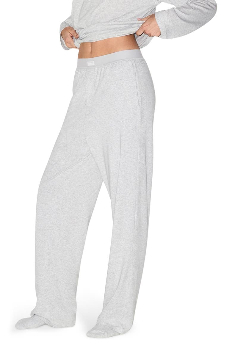 Boyfriend Loose Pants, Alternate, color, LIGHT HEATHER GREY