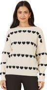 Yumi Heart Stripes Jumper