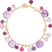 Marco Bicego Paradise 18K Gold Semiprecious Stone Charm Bracelet