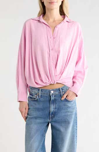Tourist Linen Blend Button-Up Shirt