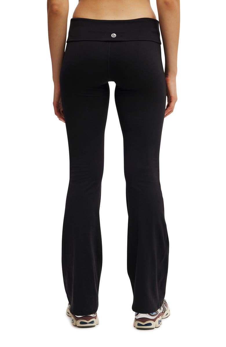 COTTON ON BODY Women's Active Ultra Soft Roll Over Flare, Alternate, color, Black