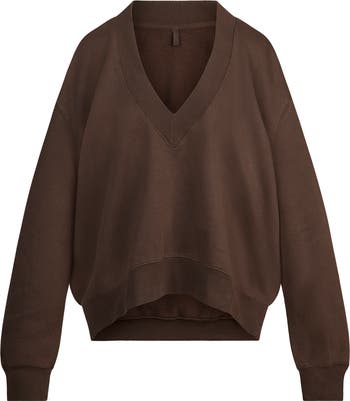 V-Neck Fleece Pullover