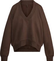 SKIMS V-Neck Fleece Pullover