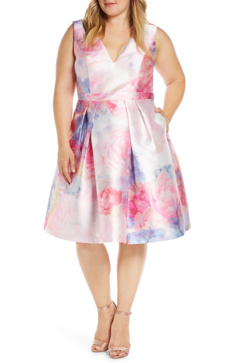 Chi Chi London Curve Ohanna Fit & Flare Dress | Nordstrom
