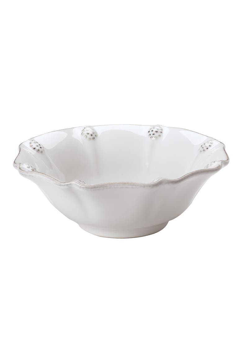 'Berry and Thread' Scalloped Bowl, Main, color, WHITEWASH