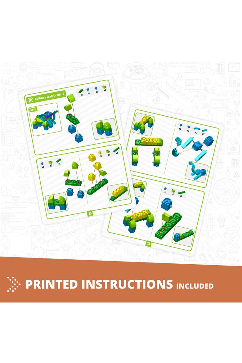 Steam Labs Junior Learning About Wild Animals 5 Model Toy Brick Build, Alternate, color, Multicolored