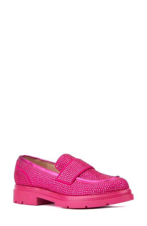 Abigail Rhinestone Loafer (Women)