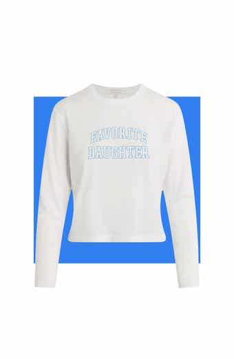 The Cropped Collegiate Long Sleeve Graphic T-Shirt