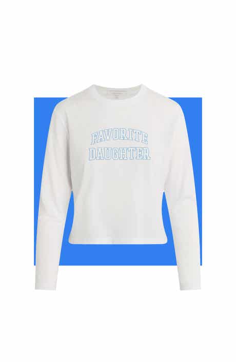 The Cropped Collegiate Long Sleeve Graphic T-Shirt
