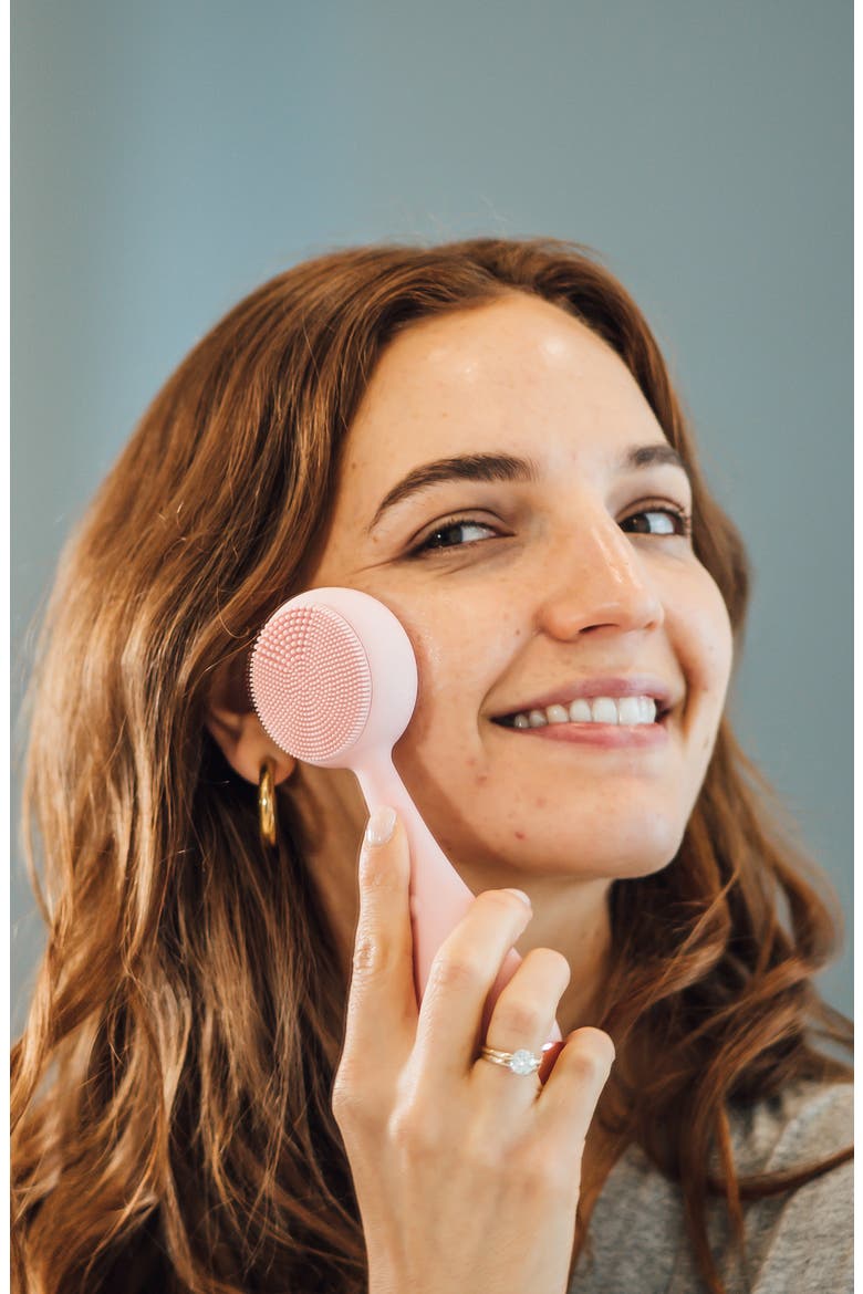 Pro Clean Rose Quartz Facial Cleansing Device $179 Value, Alternate, color, ROSE QUARTZ